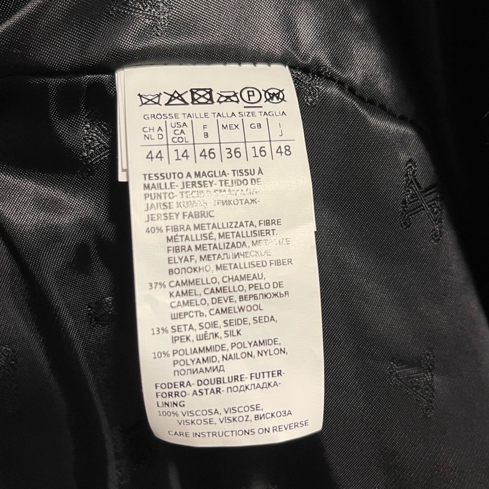 đź–¤BNWT MAX MARA SPARKLY BLACK TEDDY COATđź–¤ - Picture 12 of 14